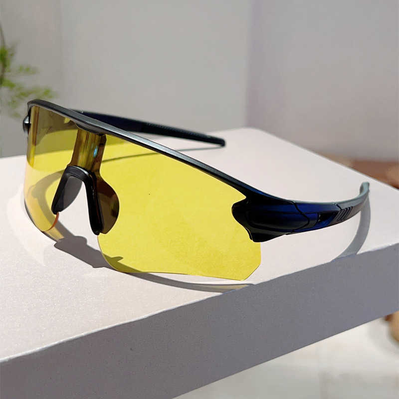 Cycling Running Marathon Mens Windproof Sunglasses Outdoor Sports Mountaineering Skiing Anti-Glare Sunglasses S260304