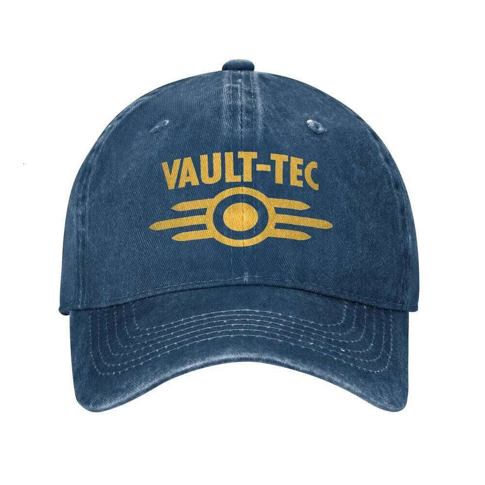 Vault Tec Logo Fallouted Game Sun Cap Unisex-Teens Design Hip Hop Hat Summer Trendy Tennis Skate Hot Sale Baseball Caps Y260304