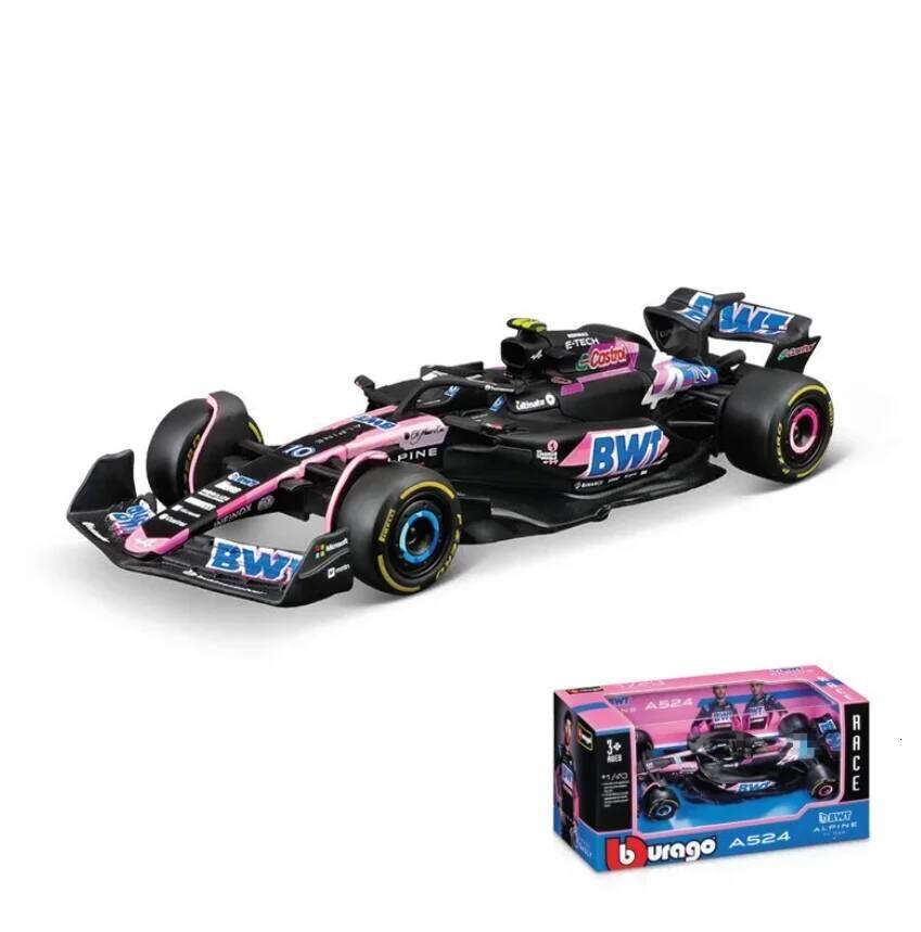 2025 Bburago 1:43 BWT Alpine F1 Team A525 A524 2023 A523 #10 #31 Racing Formula Static Simulation Diecast Alloy Model Car Z260306