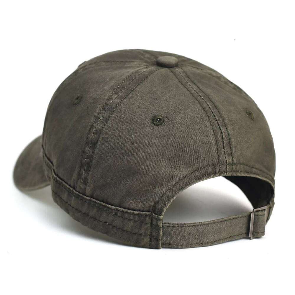 Washed Cotton Baseball Cap Men Women Casual Vintage Dad Hat Adjustable Trucker Style Low Profile Outdoor Y260304
