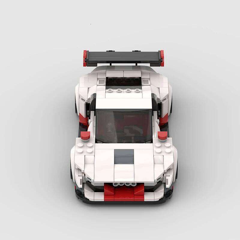 MOC Technical Model Racer Car Building Blocks City Vehicle Bricks Sets Racing F1 Super Race Kids Gift Toys C260306