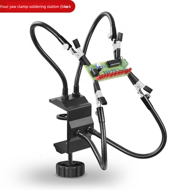 Free Shipping Universal Metal Arm PCB Circuit Board Repair Soldering Auxiliary DIY Handcraft Model Fixed Clamp Tool