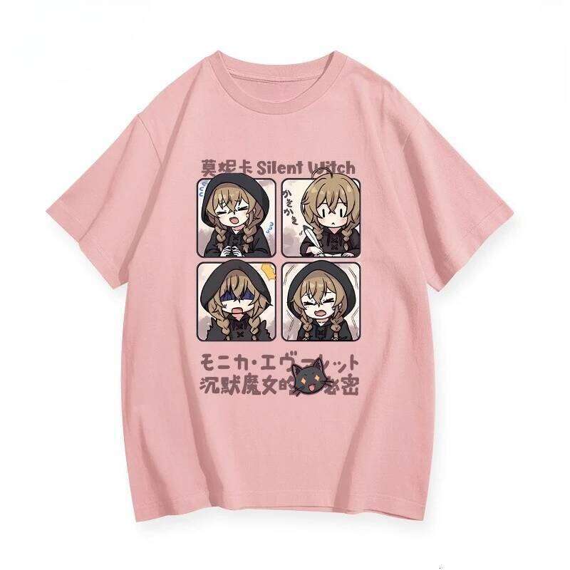 Secret of The Silent Witch Anime Shirt Shoujo Girl Camisa Cotton O-neck Kawaii Cute Style Printed Streetwear Harajuku Tee XJ260306