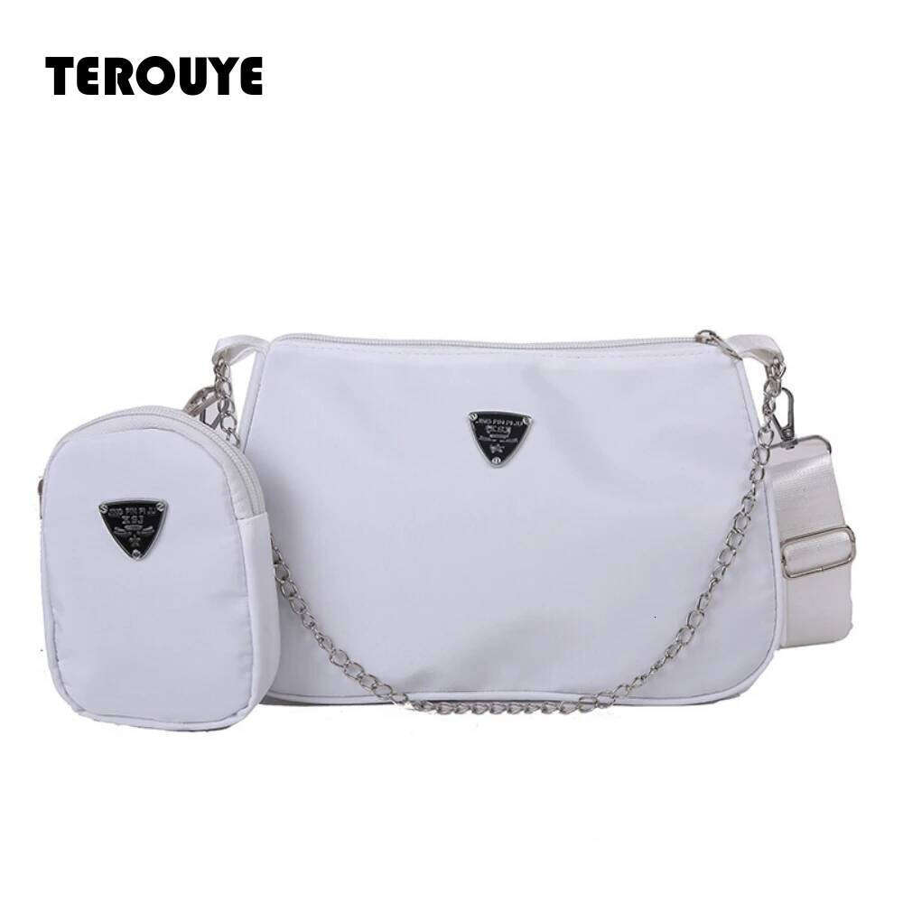 Nylon Crossbody For Women Fashion Portable Casual Underarm Students Cross Body Bag TEROUYE