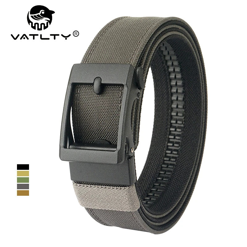 VATLTY Hard Tactical Belt for Men Metal Automatic Buckle IPSC Gun Belt 1100D Nylon Military Belt Outdoor Sports Girdle Male 260302