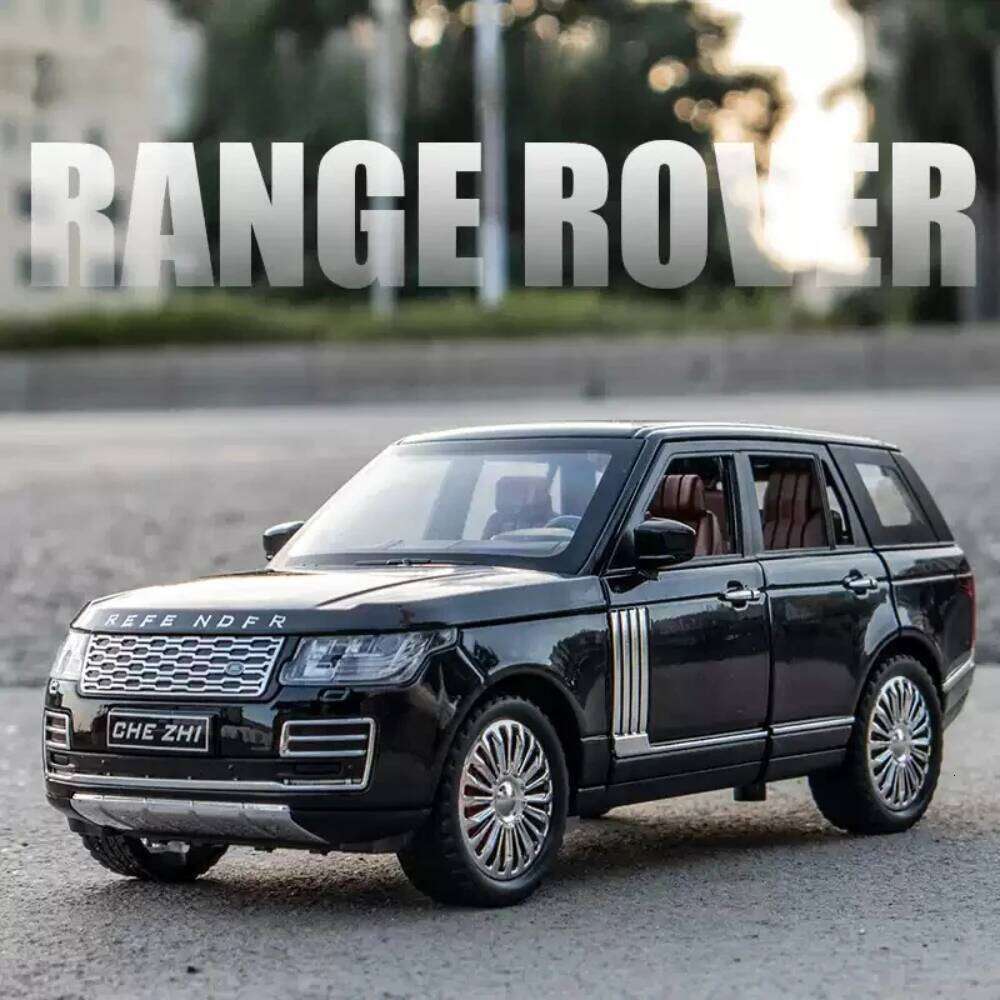 1:24 Land Range Rover SV2022 Model Toys Alloy Diecast Cars 6 Doors Opened Sound Light Pulll Back Vehices Birthday Surprise Z260306