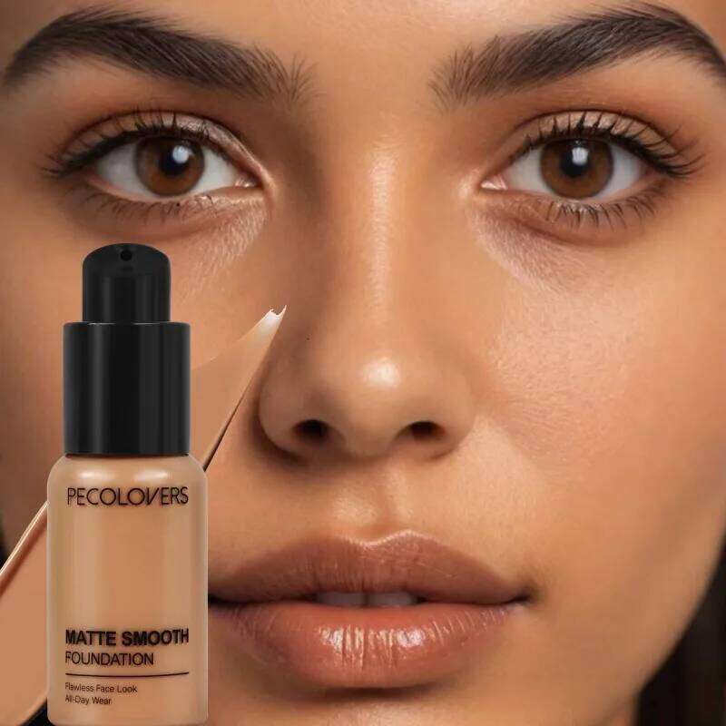 1PC Full Coverage, Covering Dark Circles, Natural,Concealer, Matte, Non-sticky, Liquid Foundation, Suitable for All Skin Types 26L0306