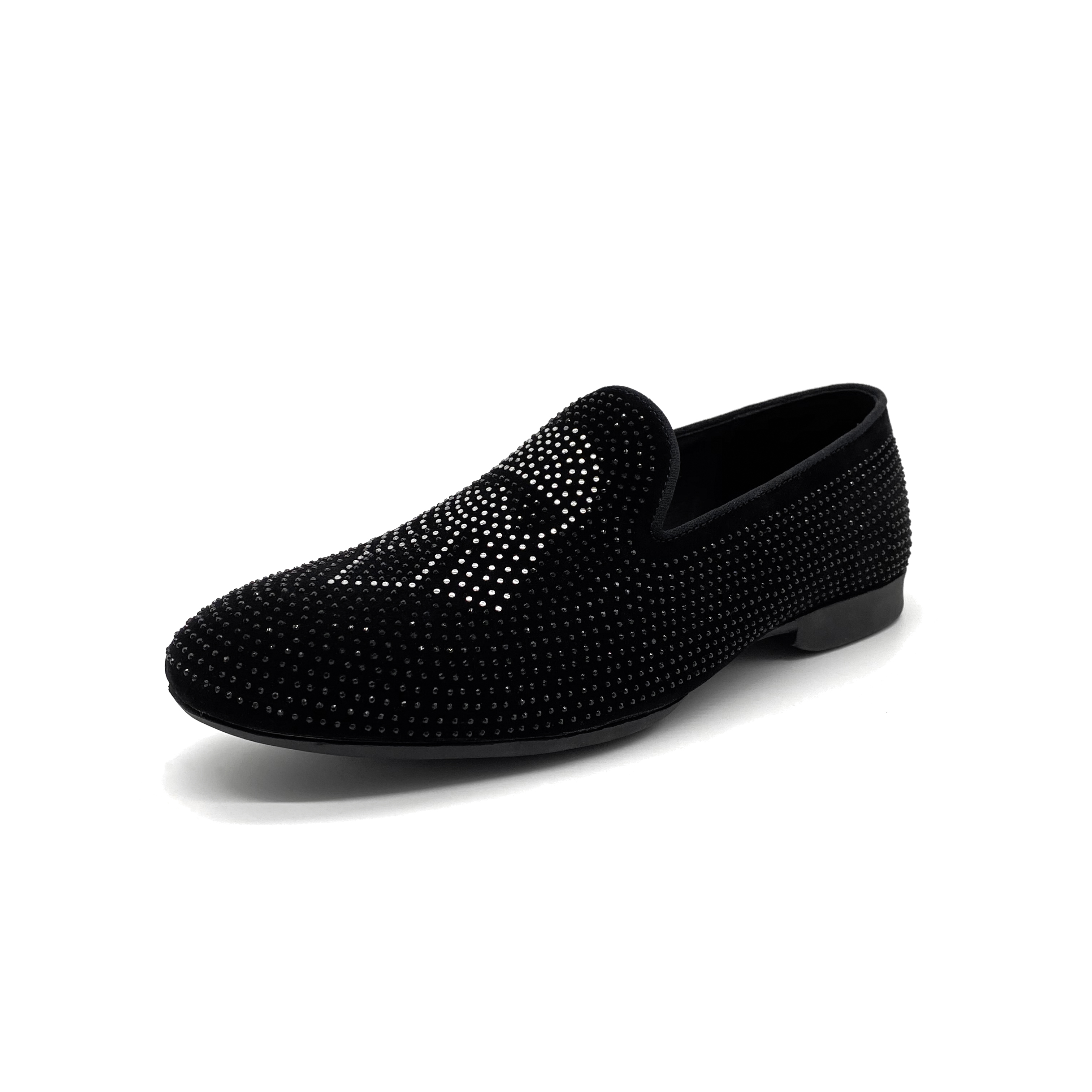 Top quality Designer dress shoes for men and women Luxury loafers suede leather casual loafers flats office Diamonds shoes with dust bag
