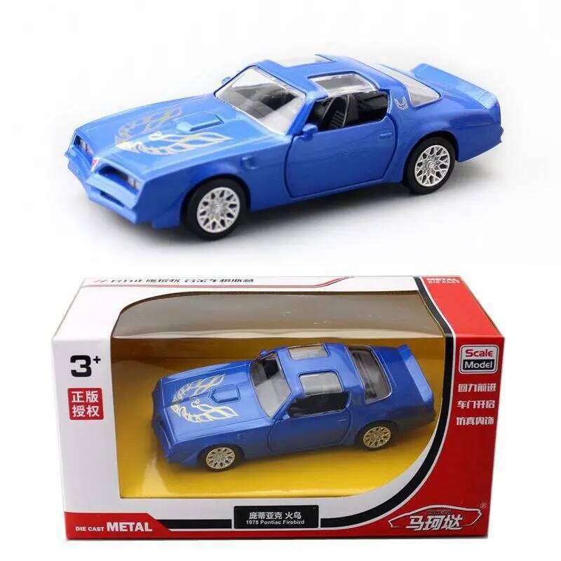 1:36 PONTIAC Firebird Alloy Sports Diecast Metal Race Vehicles Car Model High Simulation Collection Toy Gift Z260307