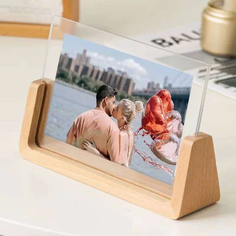 Walnut/Beech Photo 10X15 15X20 20X25cm Decoration Wood Pictures Frame For Party Home Decor Commemorative Gifts H260306