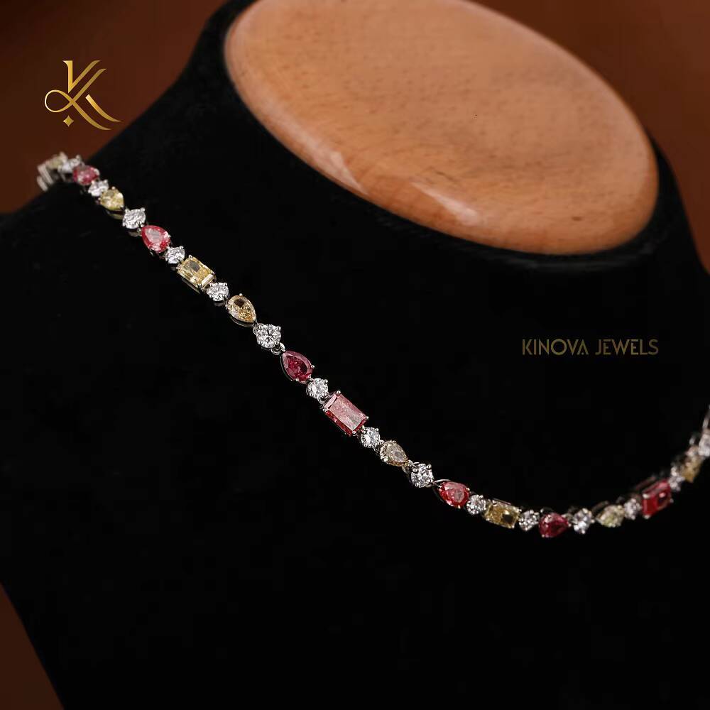 Iconic Hip Hop Neck Chain Designed With Shimmering Moissanite Diamonds To Deliver Eye Catching Brightness And Distinctive