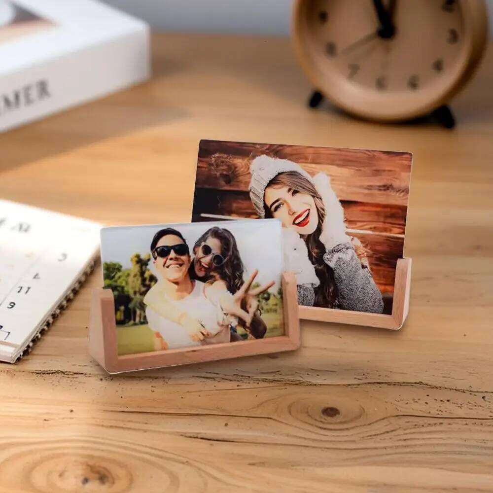 Clear Display Picture Sublimation Blank Acrylic Photo Frame Blanks For Christmas/Home Decor/DIY Craft H260306