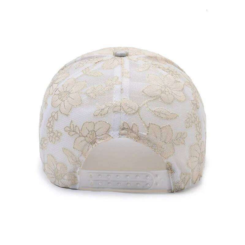 Lightweight Lace Sun Hat For Women - Breathable, Uv Protection Baseball Cap | Fashionable Streetwear Accessory With Adjustable Y260304