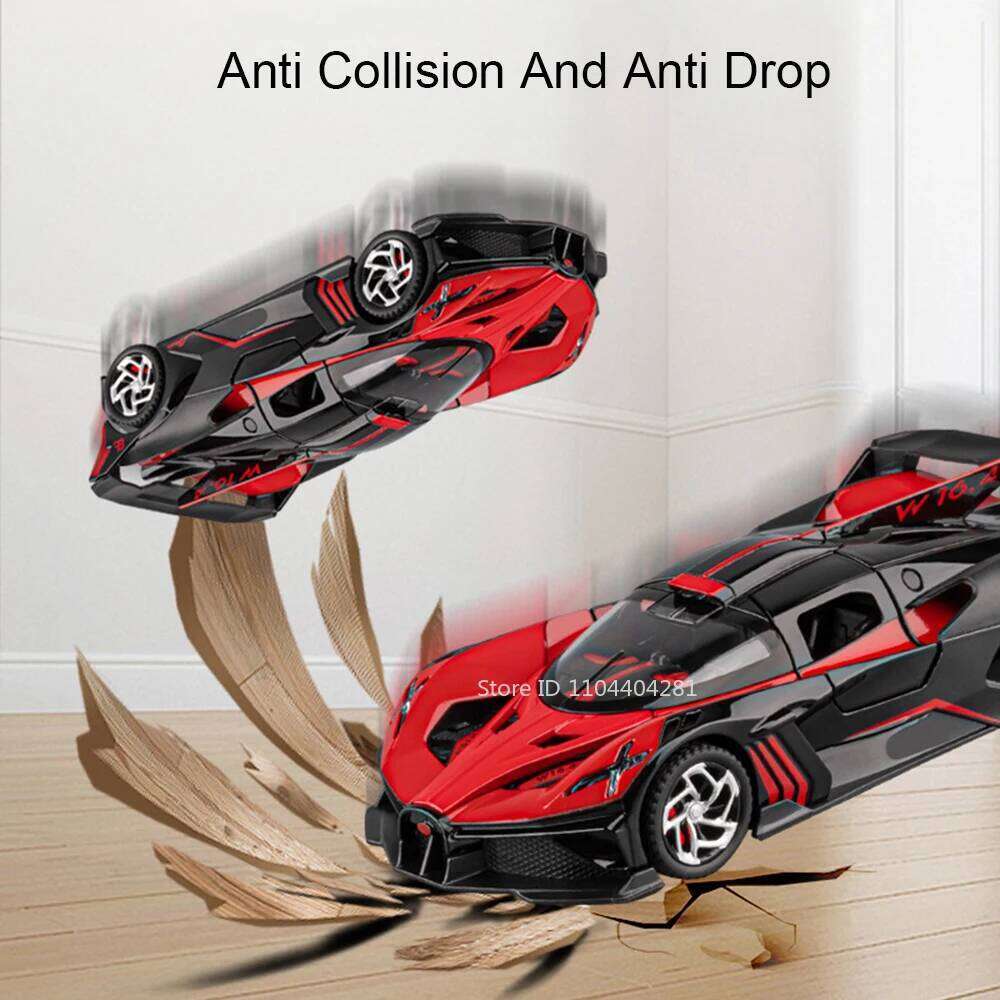 1:32 Scale Bolide DIVO Models Toys Diecast Alloy Car Doors Opened Miniature Vehices Sound Light Pull Back Cars Fashion Ornaments Z260307