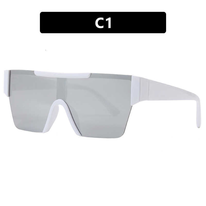 Personalized futuristic sunglasses for women windproof cycling goggles mountain climbing UV resistant sunglasses mens large face glasses S260304