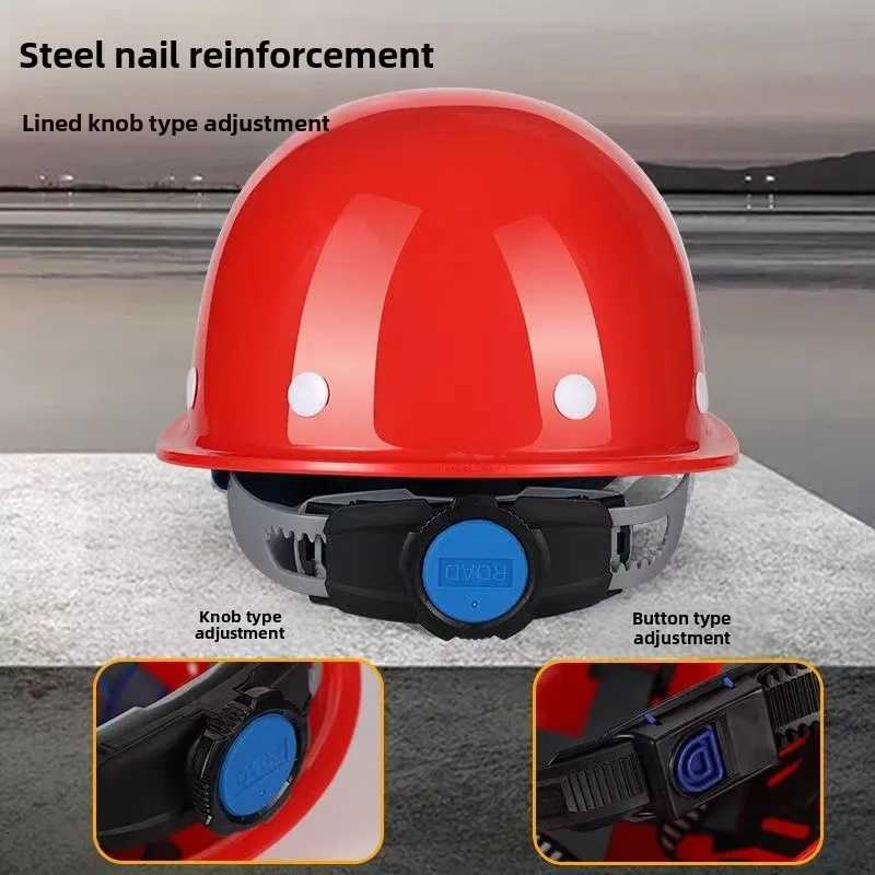Construction Safety Helmet with Inductive LED Headlight Integrated Headlamp Helmet ABS Site Work Helmet H260307