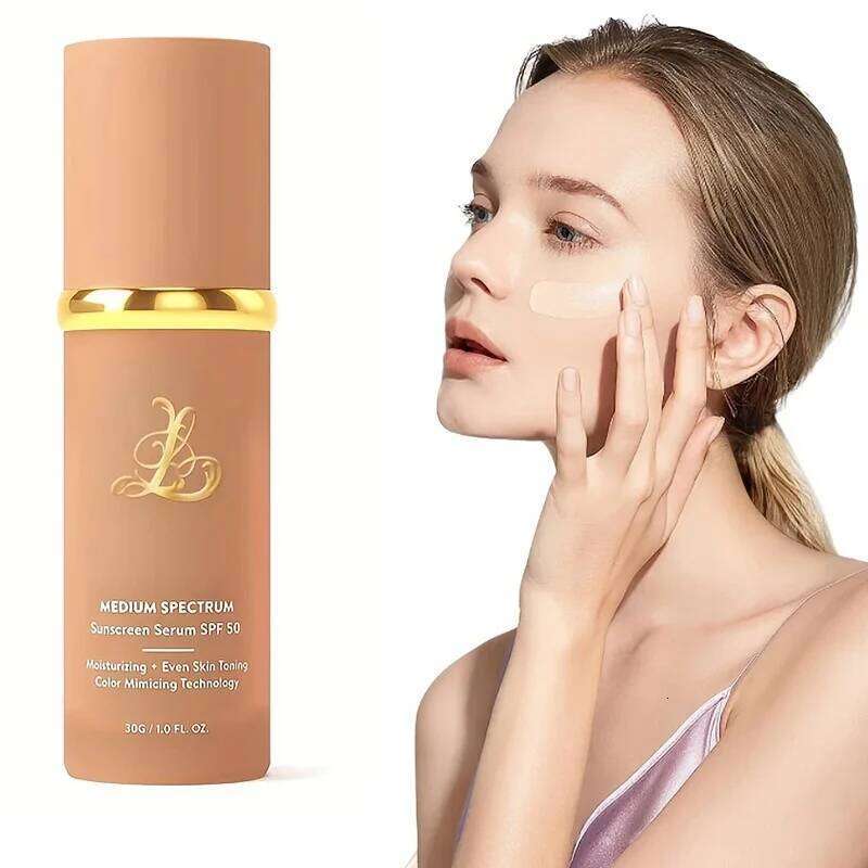 Four-in-one color-changing liquid foundation,with SPF50+ longwearing and makeup removal, no powder sticking, moisturizing 26L0306