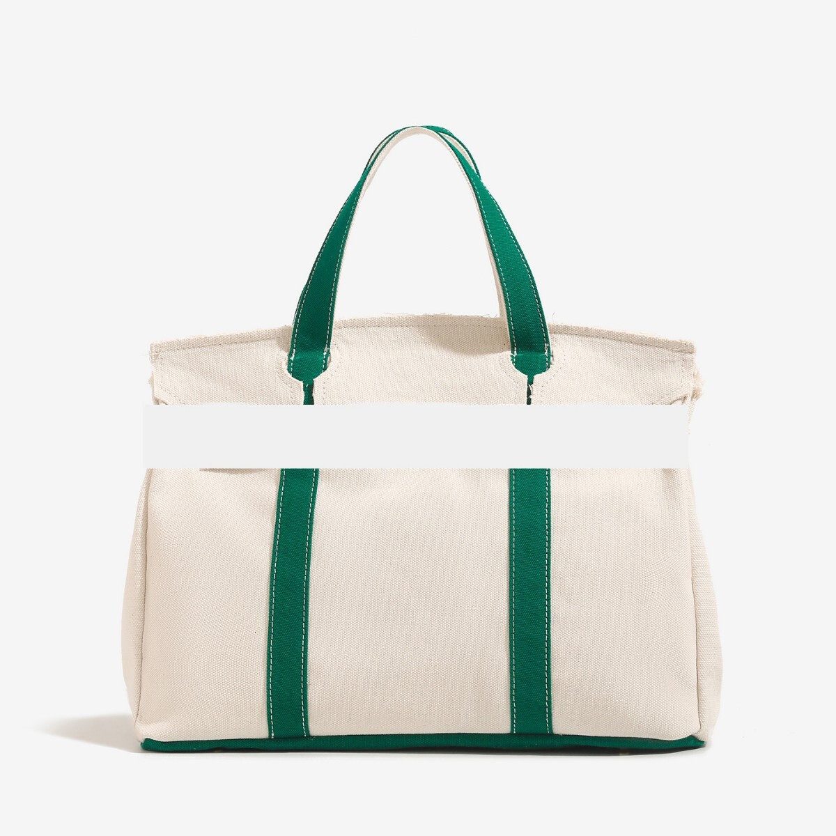 Women's canvas bag new high-end niche design color block handbag large capacity commuting multifunctional shoulder bag designer bag luxury handba