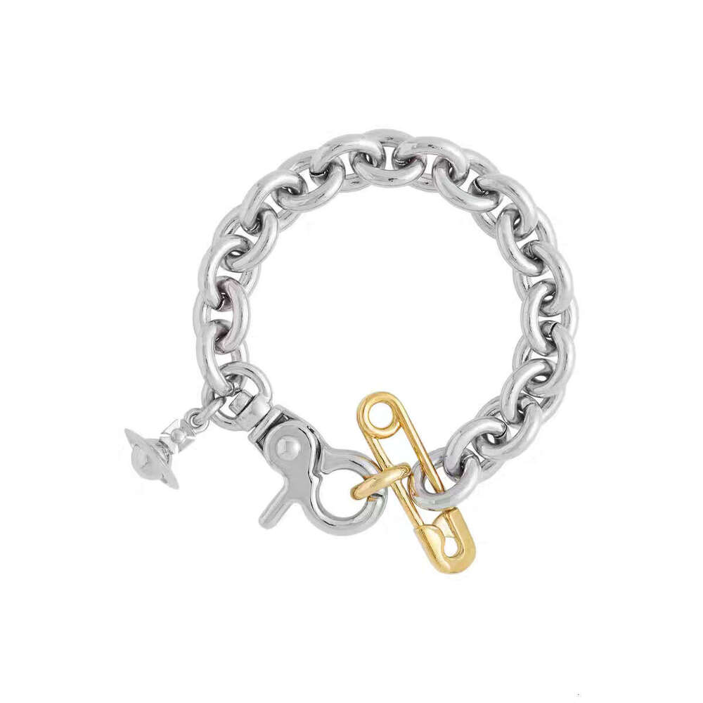 Cabinet-grade Quality Empress High Version Claude Pin Planet Bracelet Thick Cuban Chain Jewelry