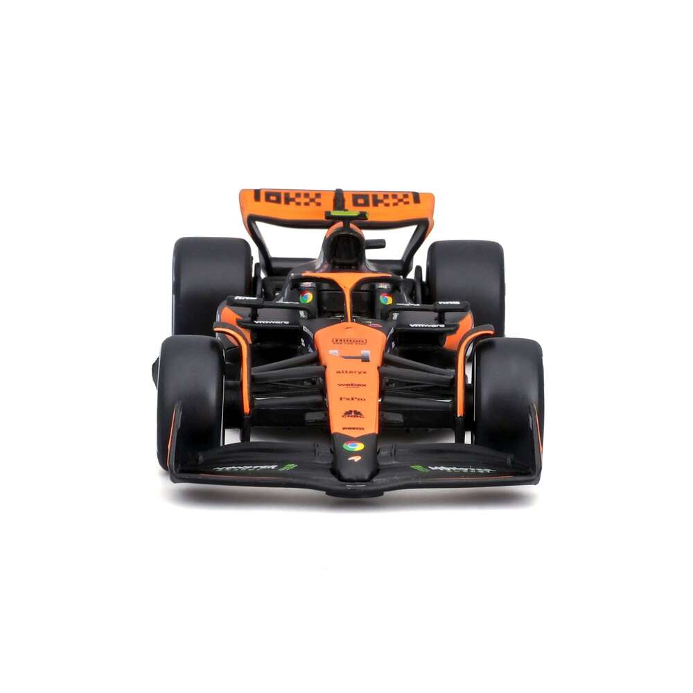 Bburago 1:43 2024 Mclaren MCL38 Miami Monaco F1 Formula Car Die Cast Vehicles Collectible Model Racing Toys Z260306