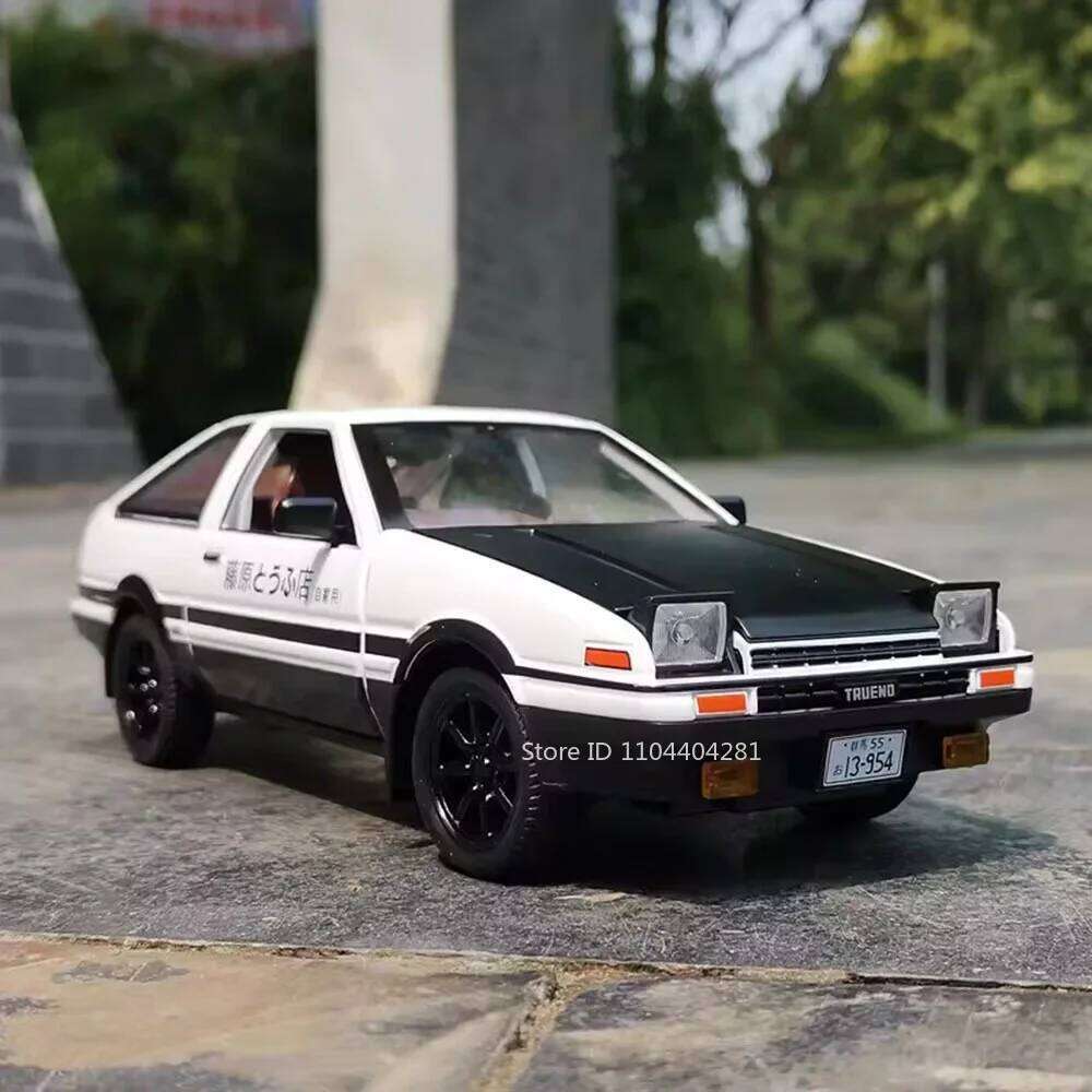 1:20 Initial D AE86 Rolls-Royce Cullinan Alloy Models Toys Diecast Cars Sound Light Pull Back Doors Opened Vehices Kids Birthday Z260306
