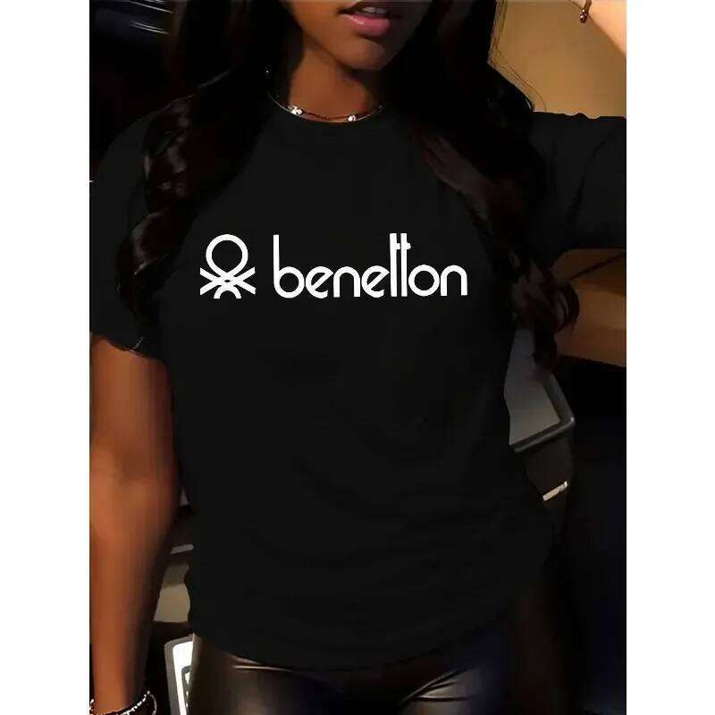 Graphic Print Women'S T-Shirt Short Sleeve Cotton Tees Summer Streetwear Y2k Tops Round neckT-shirtT-shirt printRegular style XJ260306