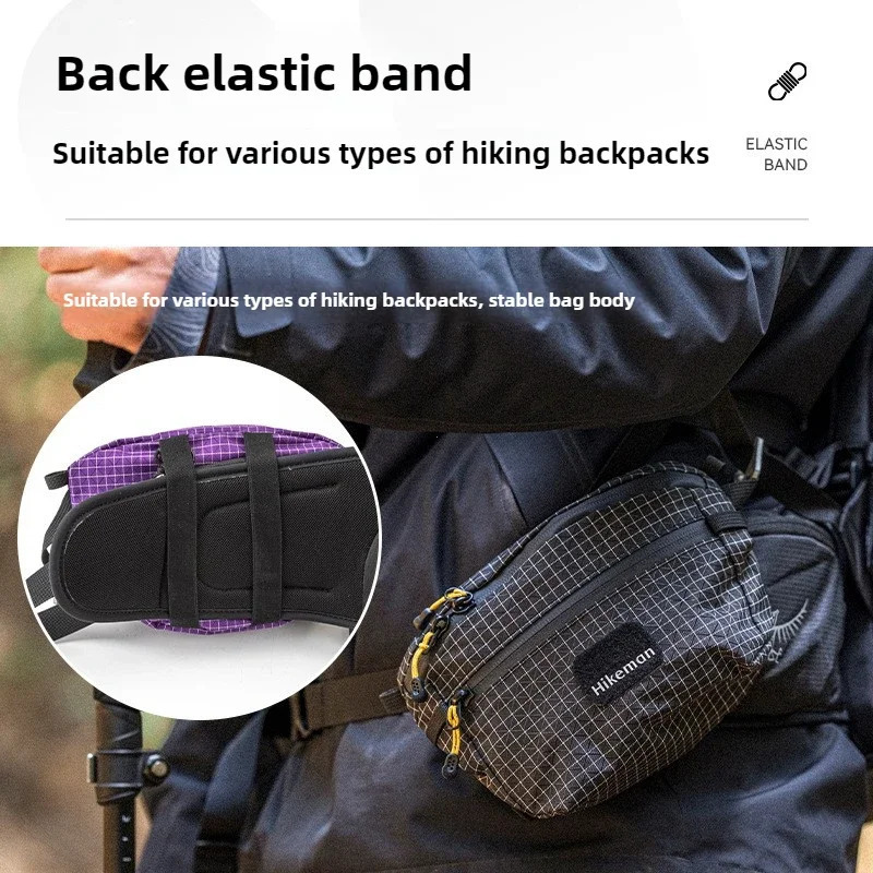 Outdoor Tactical Waist Pack Hiking Chest Bag for Fishing Climbing Camping Mobile Storage Backpack Expansion Attachment 260228