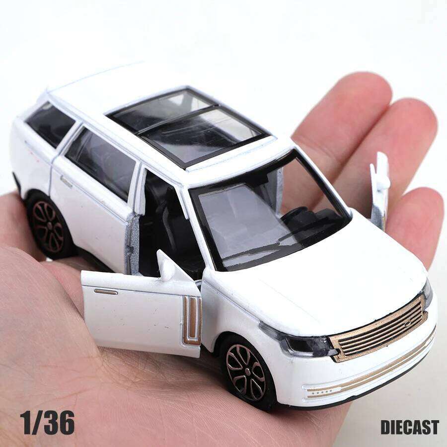 Bag 1/36 two-door alloy imitation Range Rover pull-back car, metal die-casting, boy's toy, exquisite children's toy Z260306