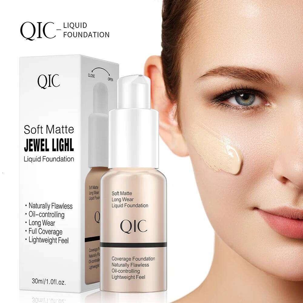 30ml Matte Makeup Foundation Professional Concealing Face Dark Circle Liquid Long-lasting Eye Corrector Cream Primer 26L0306