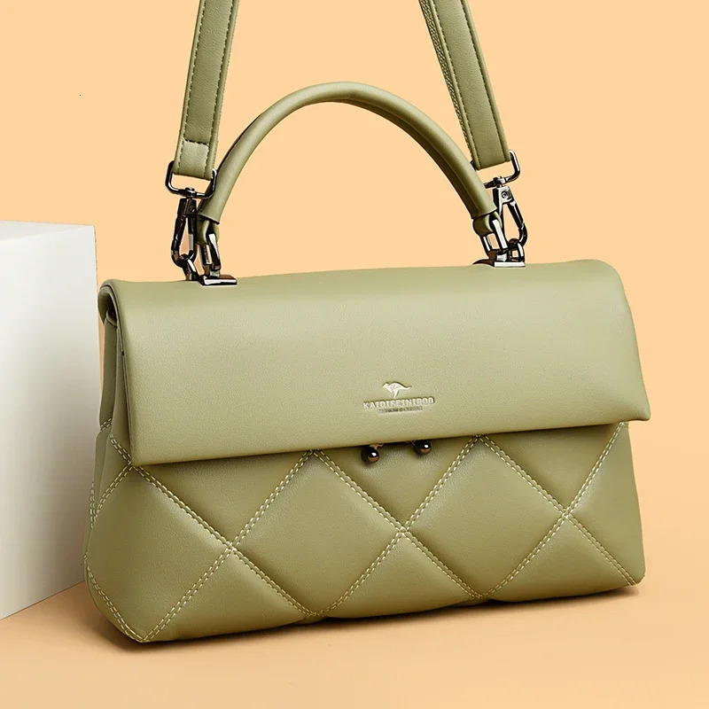 Womens Bag Trend Korean Handbags ner y Ladies Shoulder Bags Soft Leather Fashion Versatile Crossbody 260228