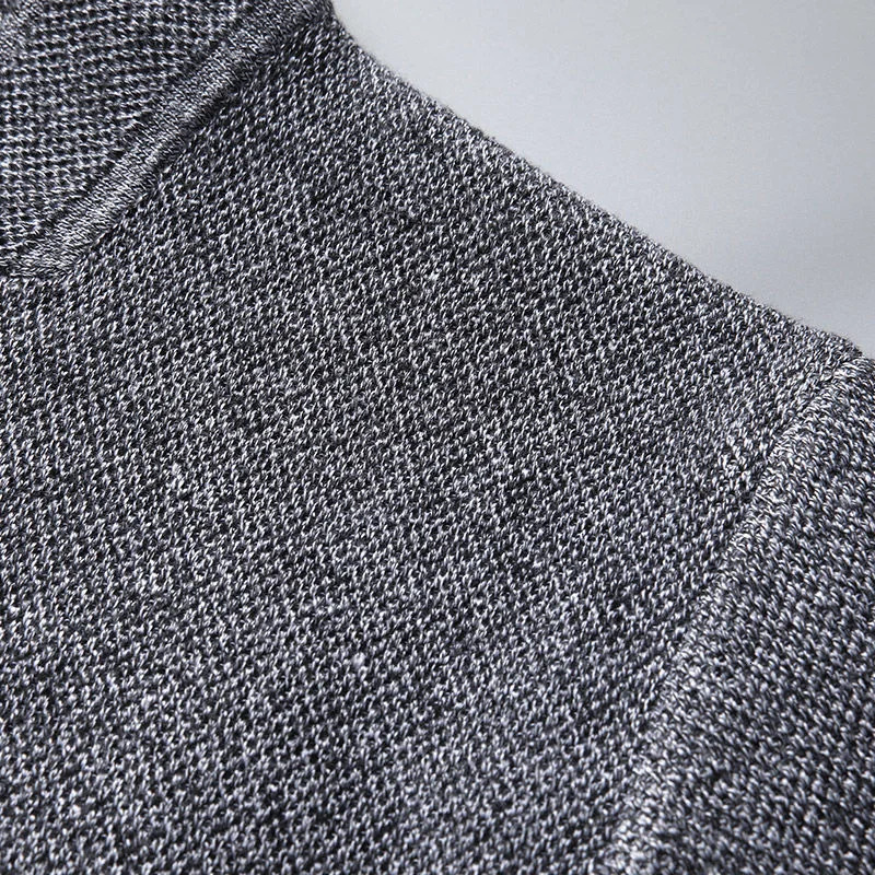 Cardigan Jacket Men Solid Color Knitted Casual Stand Collar Slim Fit Cardigan Coat Mens Sweater Jacket Khaki Black Gray 4Xl 260306