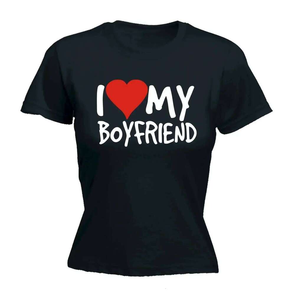 I Love My Husband Boyfriend WOMENS T-SHIRT Birthday Girlfriend Wife Partner Funny Kawaii Clothes Oversized T Shirt Tops Tee XJ260306