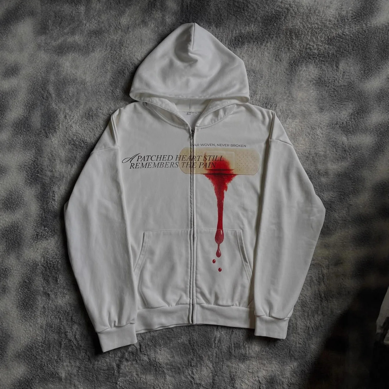 Y2K Gothic Retro Pullover Streetwear Fashion Casual Hooded Sweatshirt Unisex 260228