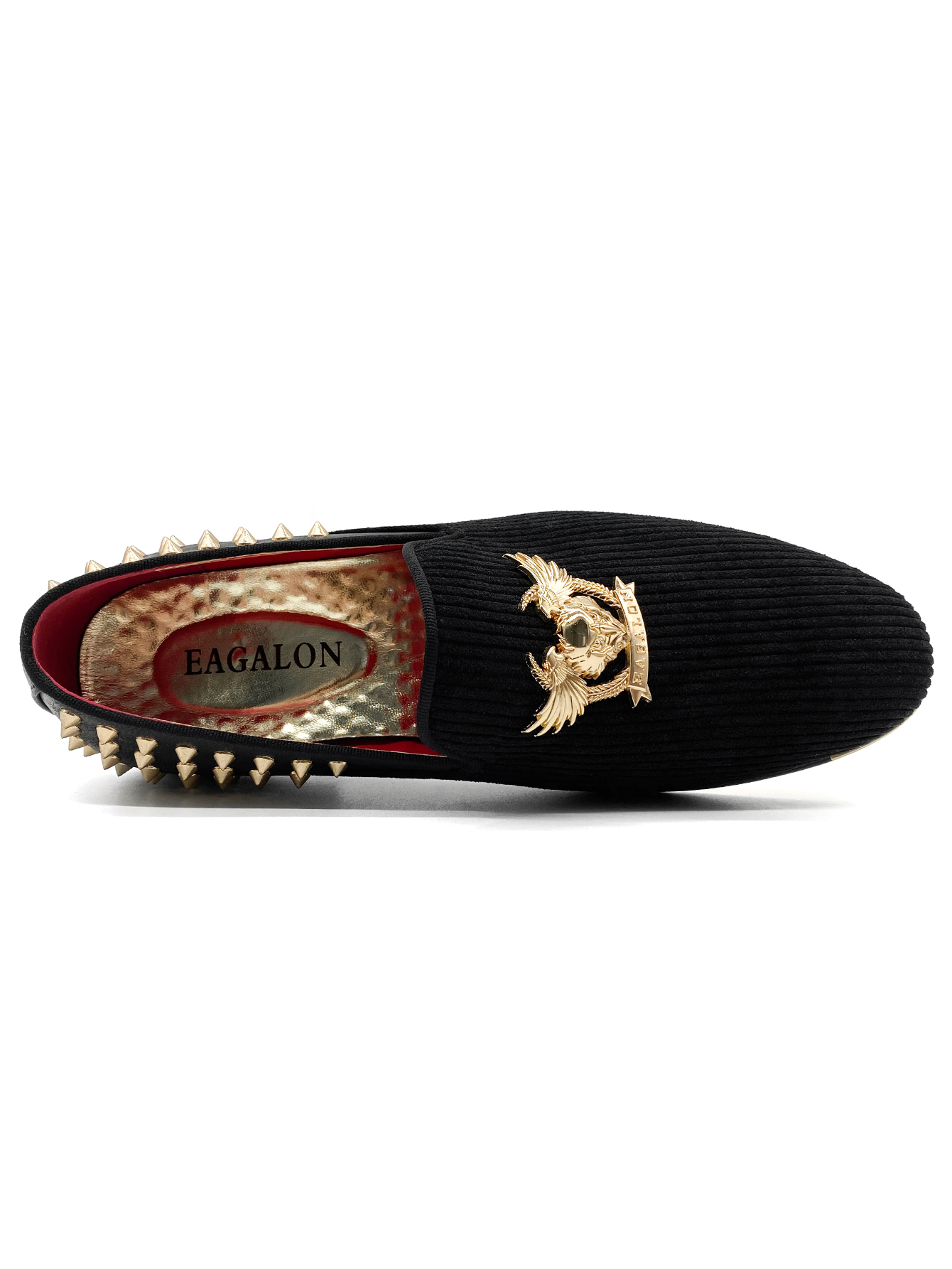 Top quality Rivets Designer dress shoes for men and women Luxury loafers suede Genuine leather casual loafers flats office Sequined shoes with dust ba