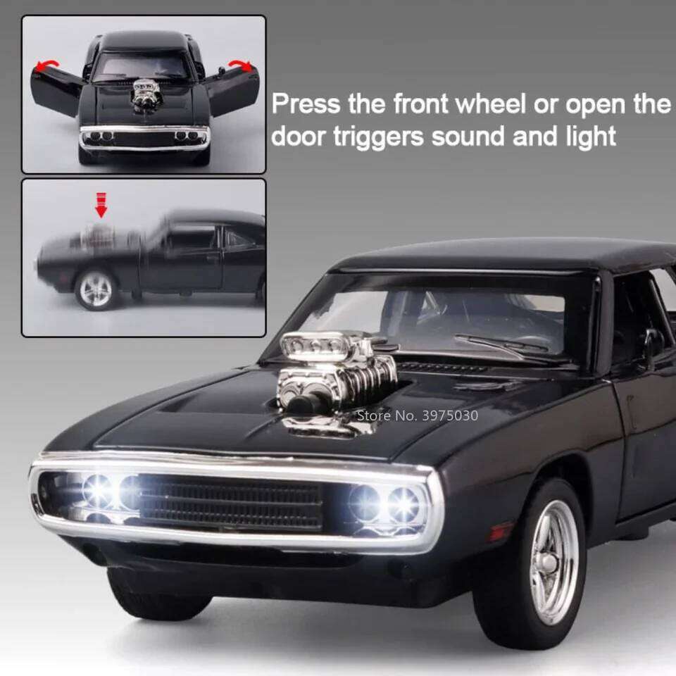 1/32 Scale Charger Metal Model Alloy Diecast Vehicle Models High Simulation With Pull Back Car Toys Gifts For Boys Z260307