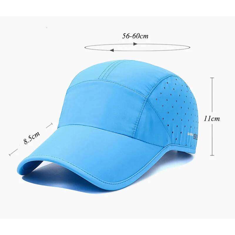 Spring/Summer Men's Women's Quick Drying Baseball Cap Shading And Protection Outdoor Beach Sports Camp Sun Hats B150 Y260304