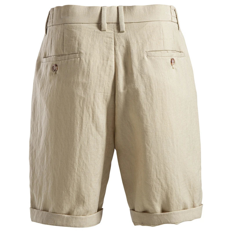 Casual Elastic Slim Shorts Mens Daily Leisure Breathable Bottoms Men 2026 Spring Summer Stylish Solid Color 260306