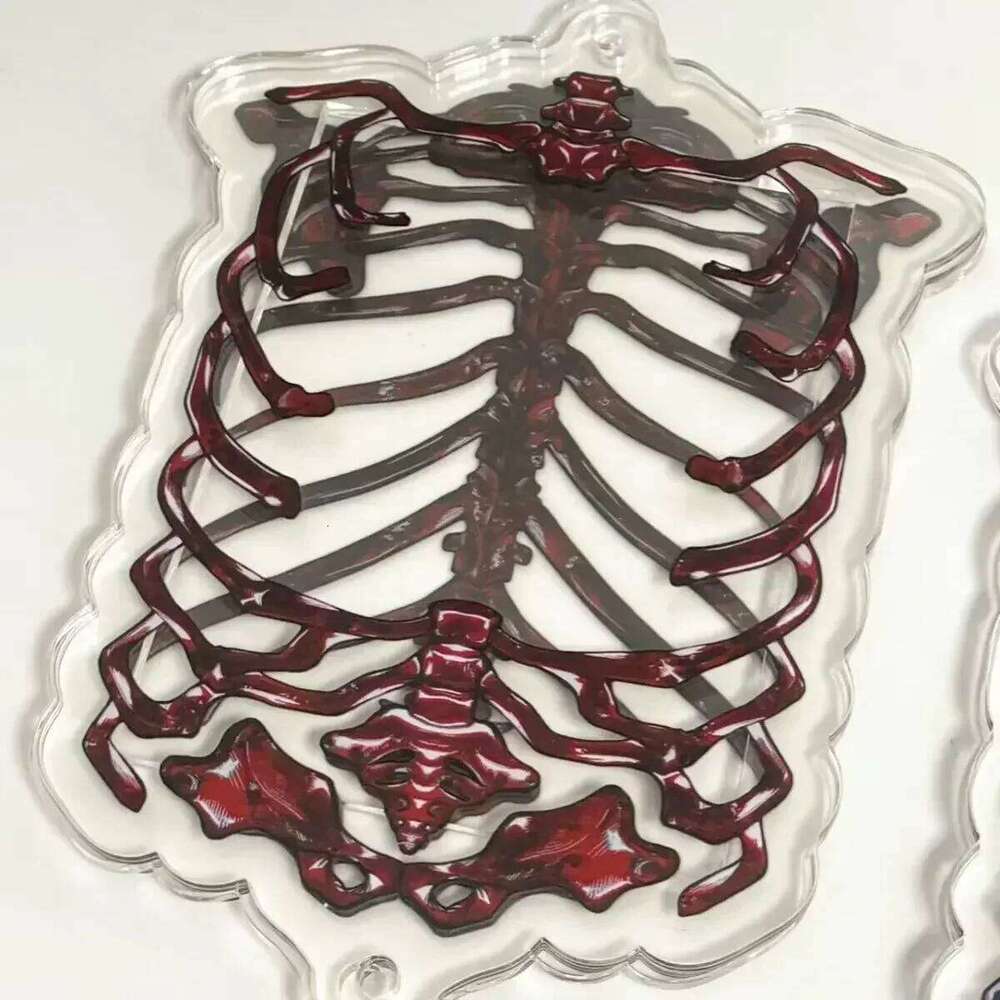 3 Inch 5.5x8.5cm Mini Gothic Card Gumei Acrylic Display Skull Skeleton Frame Can Accommodate Photo Size H260306