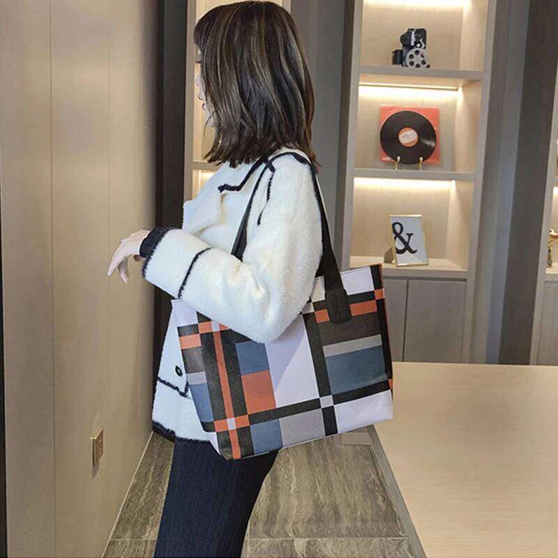 Casual Large Capacity Handbag Totes For Women Big Size Pu Leather Shoulder Shopping Pack Female Daily Use Bag sac main XJ260306