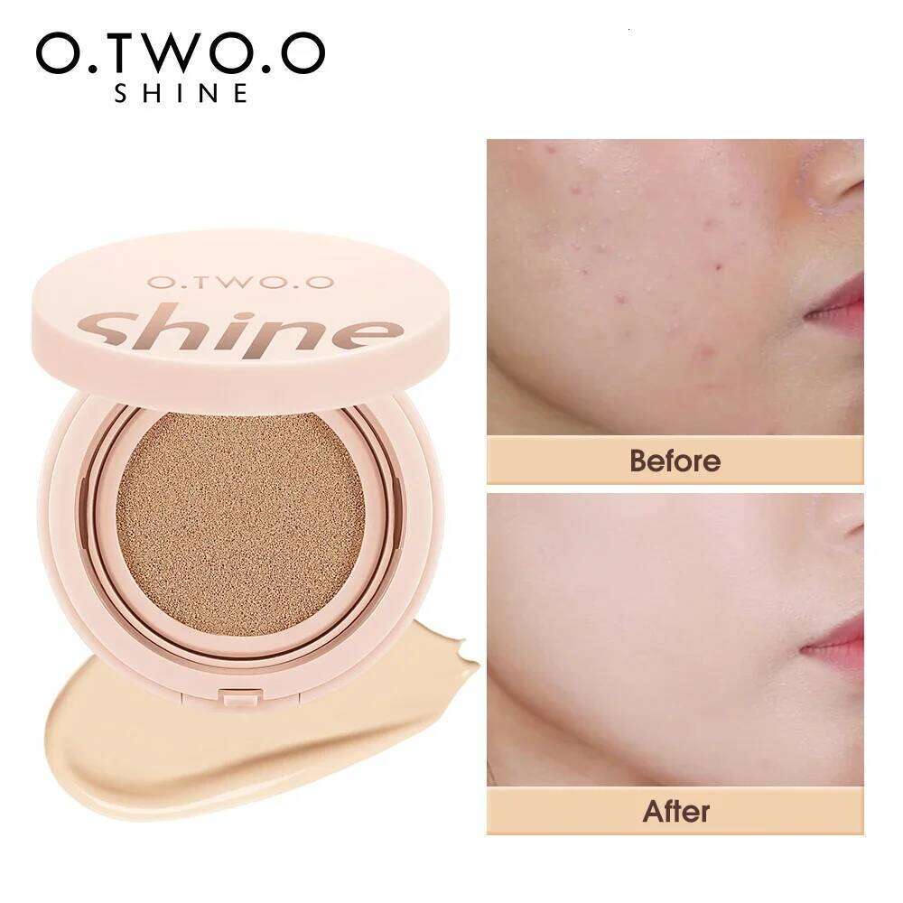O.TWO.O 3 Colors Air Cushion BB Cream Full Coverage Breatheable Concealer Waterproof Face Foundation 26L0306
