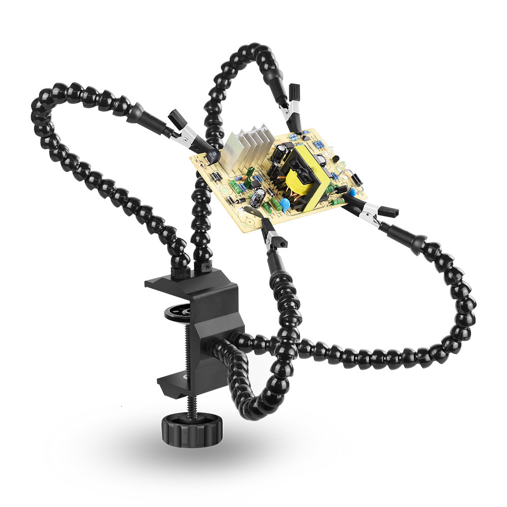 Free Shipping Universal Metal Arm PCB Circuit Board Repair Soldering Auxiliary DIY Handcraft Model Fixed Clamp Tool