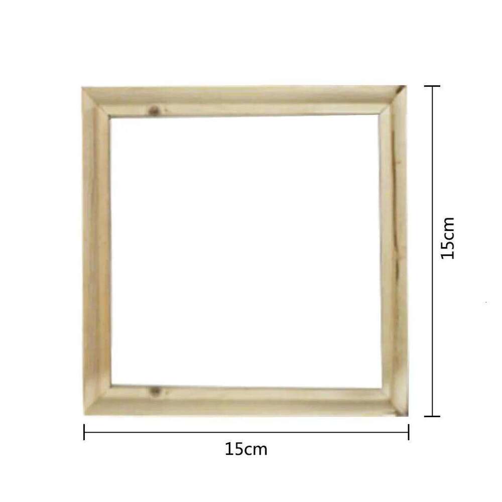Solid Wood Digital Oil Painting European Style Mortise And Tenon Picture Diy Photo Frame H260306