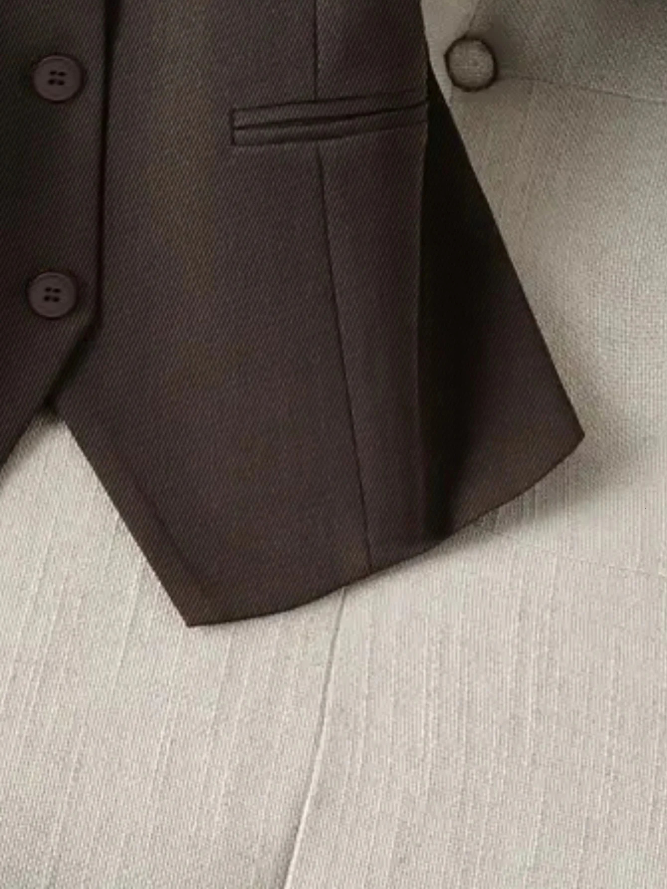 Vintage Womens Brown Custom Waistcoat Sleeveless Lapel Suit Vest Daily Commute Button Slim n Casual All Fold Wear 260306