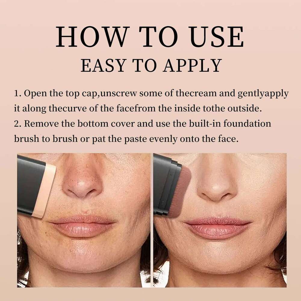 O'cheal Two In One Concealer Foundation Stick Facial Matte Waterproof Bronzer Contouring Face Coverage Moisturizing Makeup Cream 26L0306