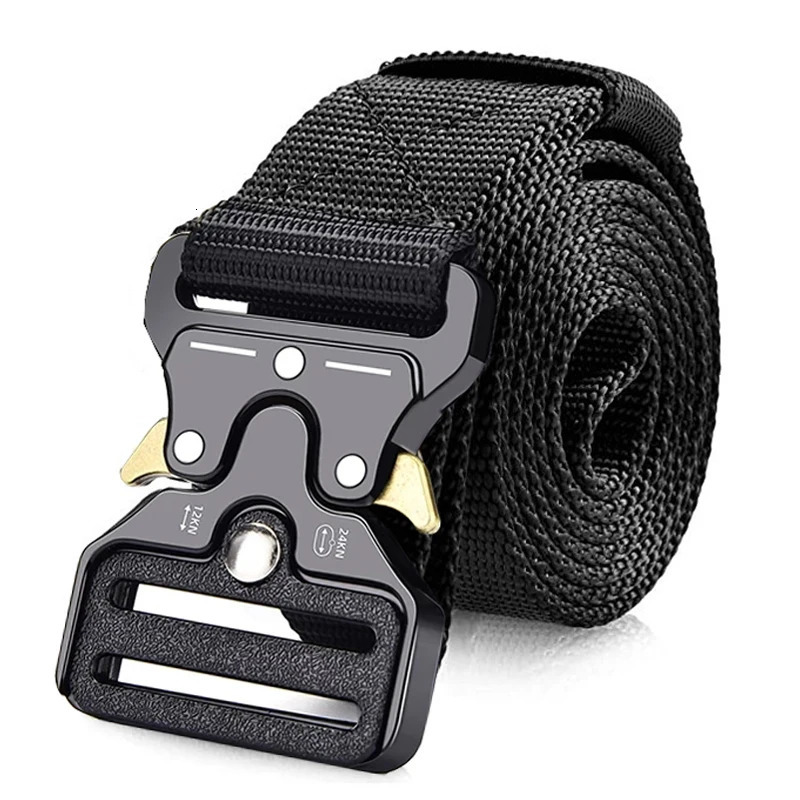 Genuine Tactical Belt Quick Release Outdoor Military Belt Metal Nylon Sports Accessories Men And Women Belt Set 260302