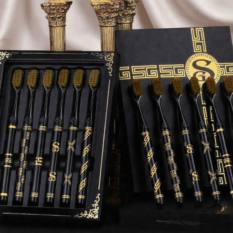 6 in a box High quality soft luxury bristle toothbrush with high-quality soft bristles for home use for couples andT260307