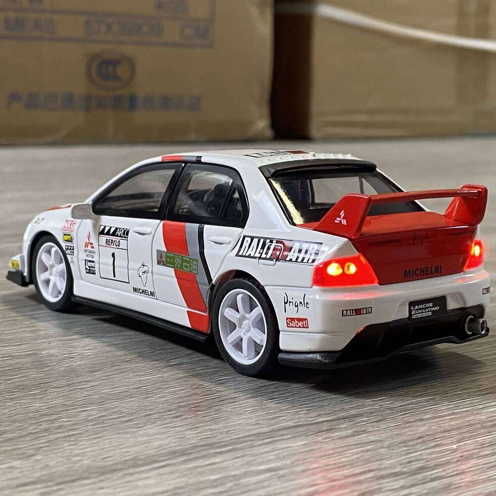 JDM 1:32 Mitsubishi Lancer Evolution EVO Petroleum Coating Version Alloy Diecast Model Collection Of Hobby Decorative Boys Gifts Z260306