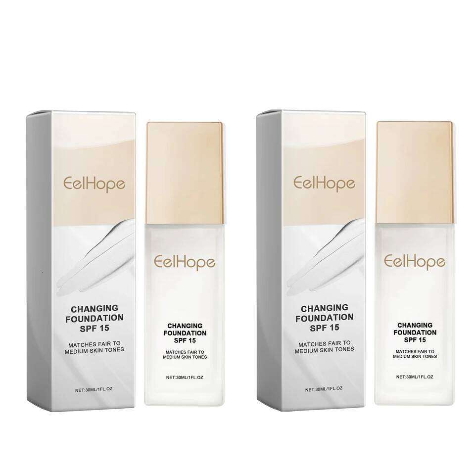 Changing Foundation Moisturizing Hides Wrinkles Lines SPF 15+ Hydrating Color Longwearing Waterproof Makeup Base Concealer 26L0306