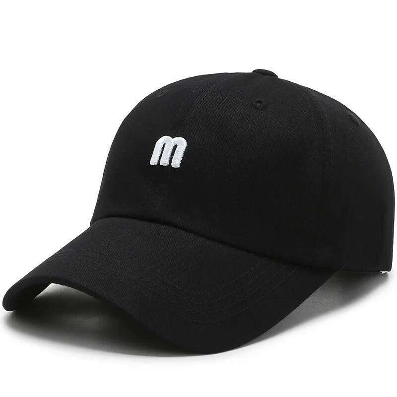 Women's Hats, Baseball Korean Plain Letters, Polyester Cotton Embroidery, Outdoor Sunscreen Caps, Couple Hats Y260304