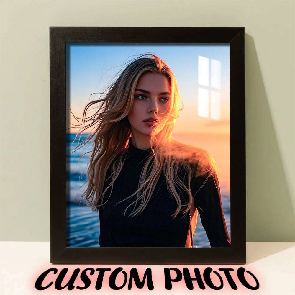 1pc custom photo frame,customized your Image picture frames for gift,Multiple size options,wall art,room decoration H260306